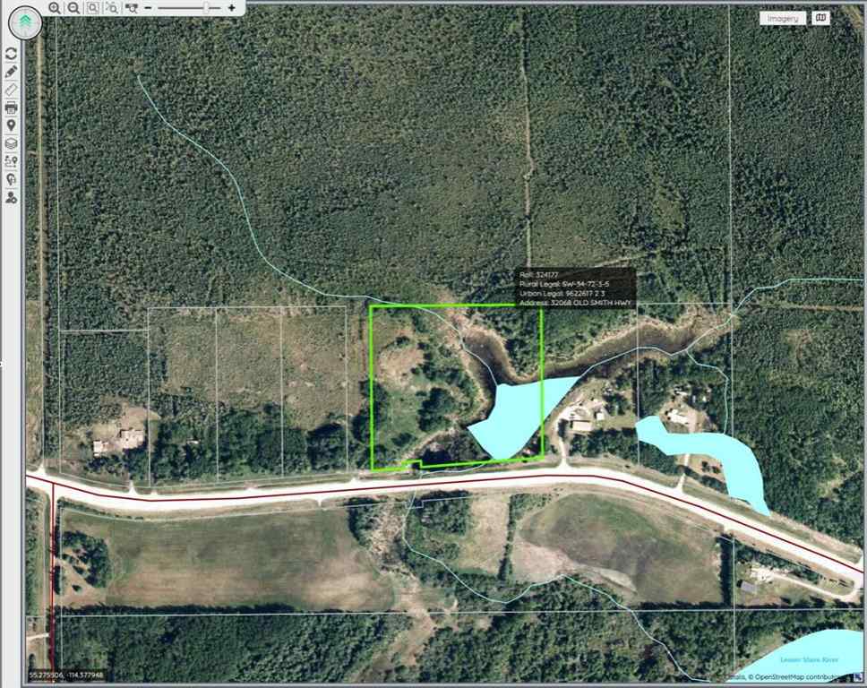MLS® A2203249 - 32068 Old Smith Highway   in NONE Rural Lesser Slave River No. 124, M.D. of, Land