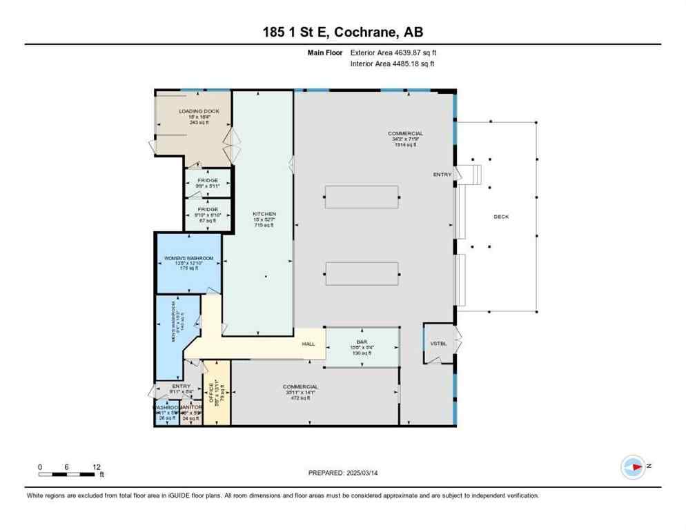 MLS® A2203253 - Unit #3 185 First Street E in Downtown Cochrane, Commercial
