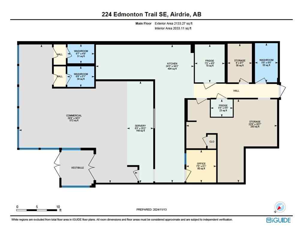 MLS® A2203445 - 224 Edmonton Trail SE in Edmonton Trail Airdrie, Commercial
