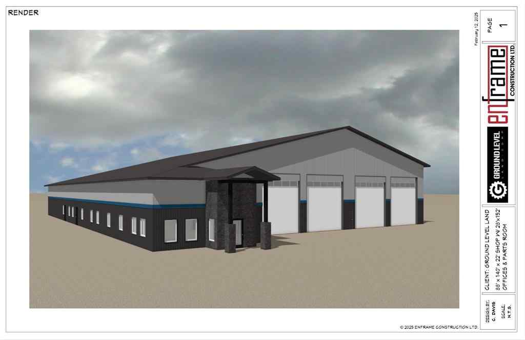 MLS® A2203468 - 50 61027 Highway  in Emerson Trail Industrial Park Rural Grande Prairie No. 1, County of, Commercial