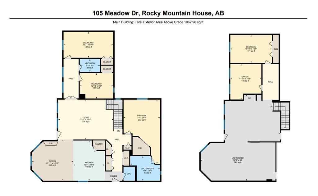 MLS® A2204244 - 105 Meadow Drive  in NONE Rural Clearwater County, Residential