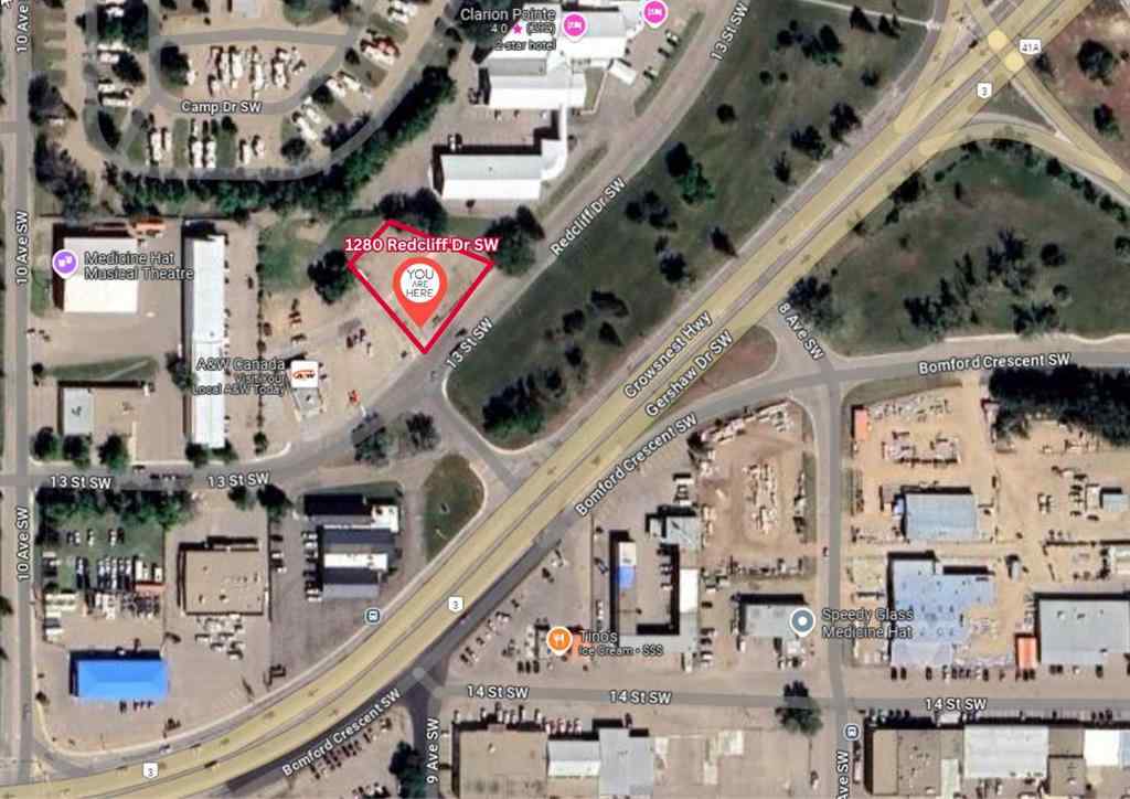 MLS® A2204272 - 1280 Redcliff Drive SW in SW Hill Medicine Hat, Land