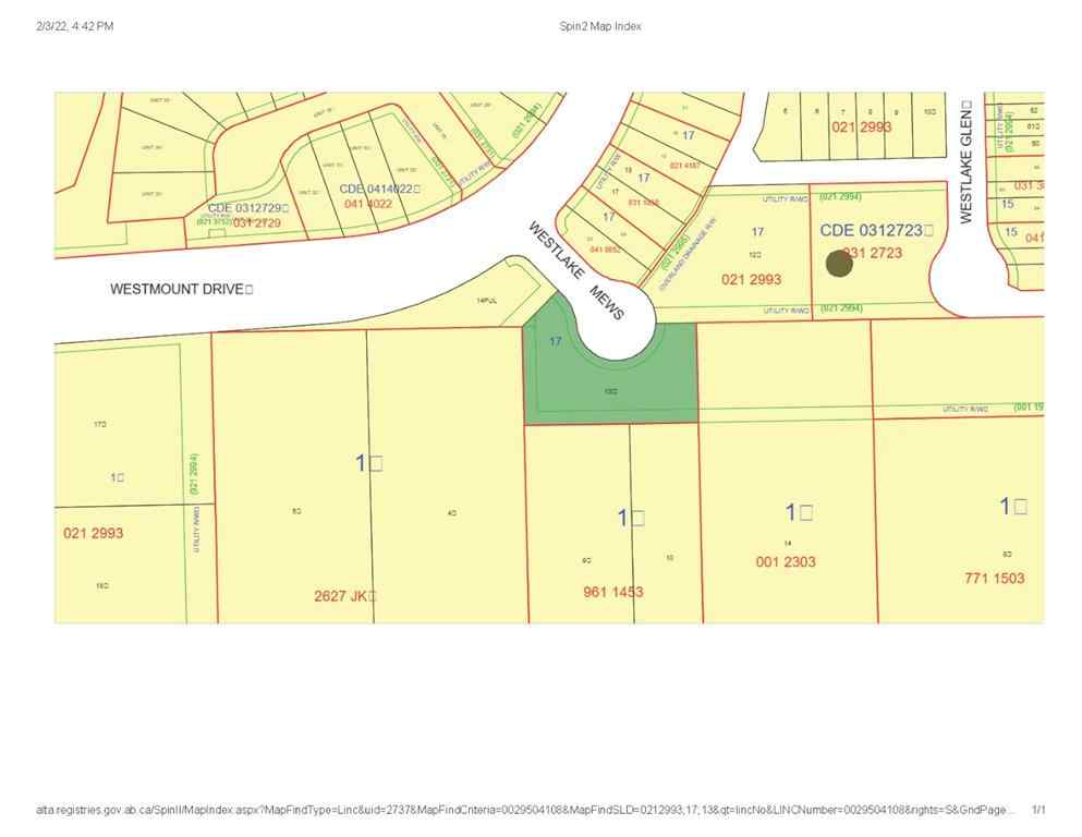 MLS® A2205405 - 101 Westlake Mews  in Westmount_Strathmore Strathmore, Land
