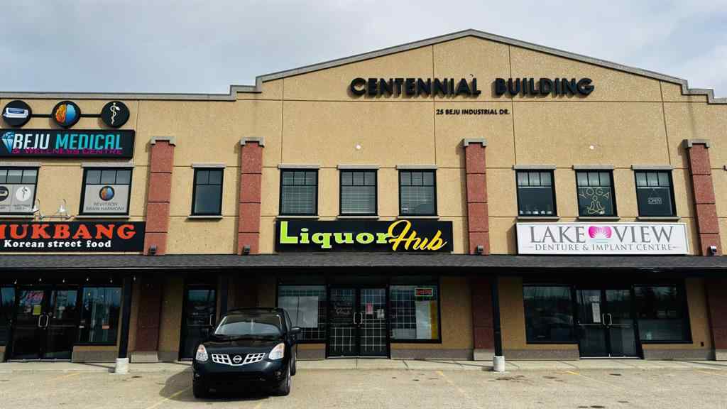 MLS® A2206340 - Unit #102 25 Beju Industrial Drive Drive  in Beju Industrial Park Sylvan Lake, Commercial