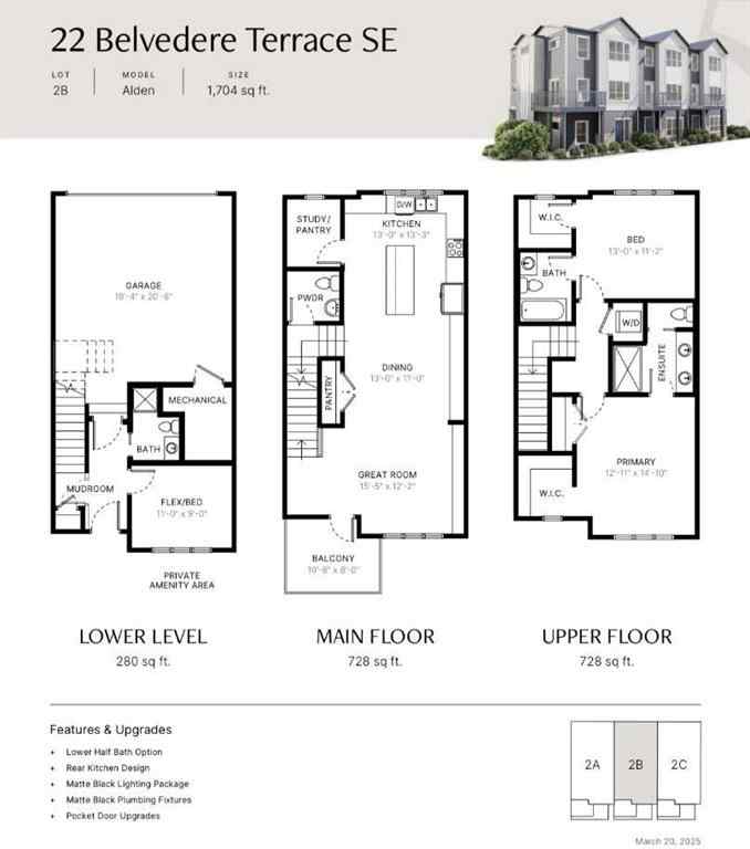MLS® A2206542 - 22 Belvedere Terrace SE in Belvedere Calgary, Residential