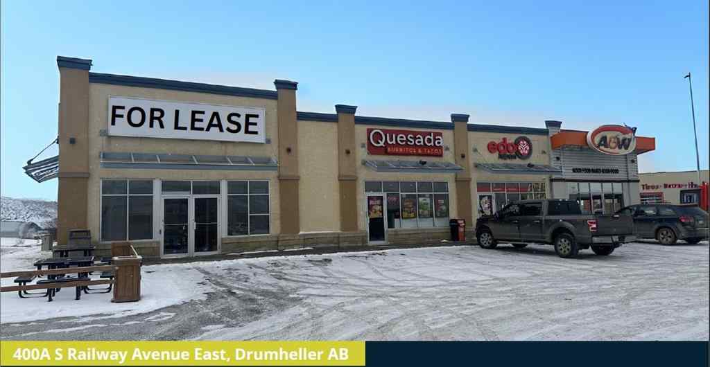 MLS® A2207249 - Unit #400A 650 South Railway Avenue Avenue E in Bankview Drumheller, Commercial