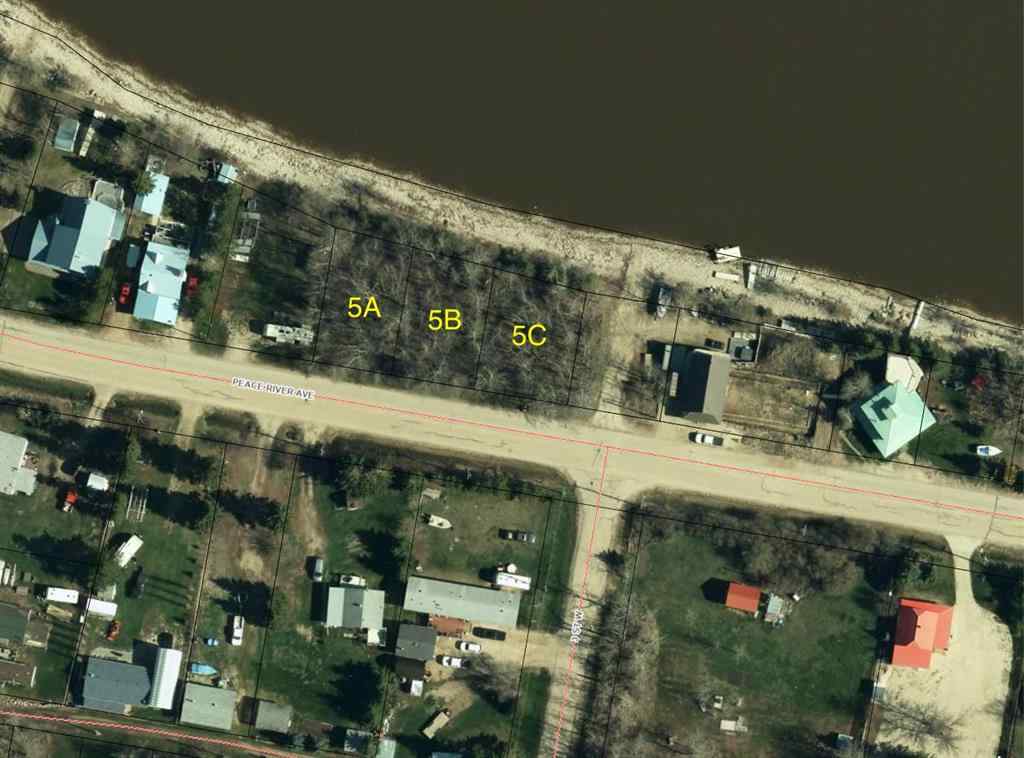 MLS® A2207293 - Lot 5A, 5B, 5C Peace River Avenue   in NONE Joussard, Land