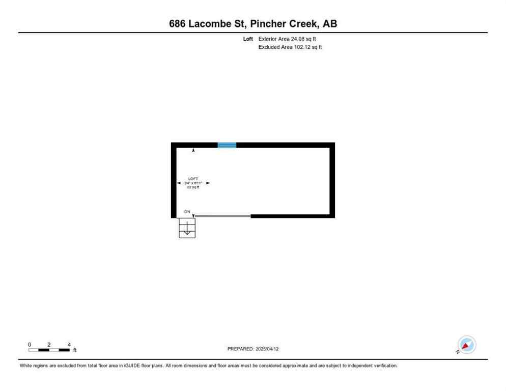 MLS® A2207854 - 686 Lacombe Street  in NONE Pincher Creek, Residential