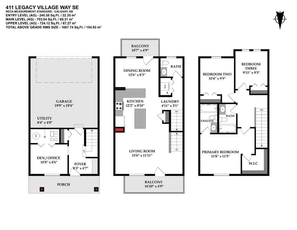 MLS® A2208056 - 411 Legacy Village Way SE in Legacy Calgary, Residential
