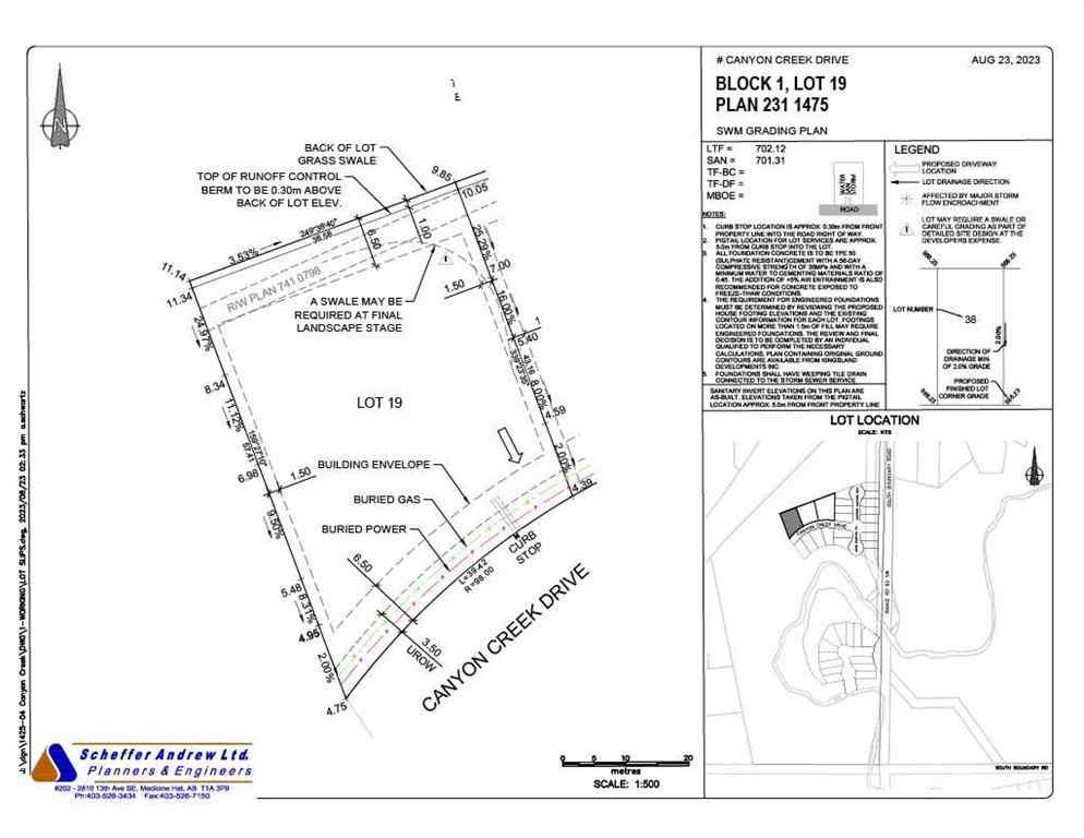 MLS® A2209633 - 24 Canyon Creek Drive SW in Canyon Creek Medicine Hat, Land