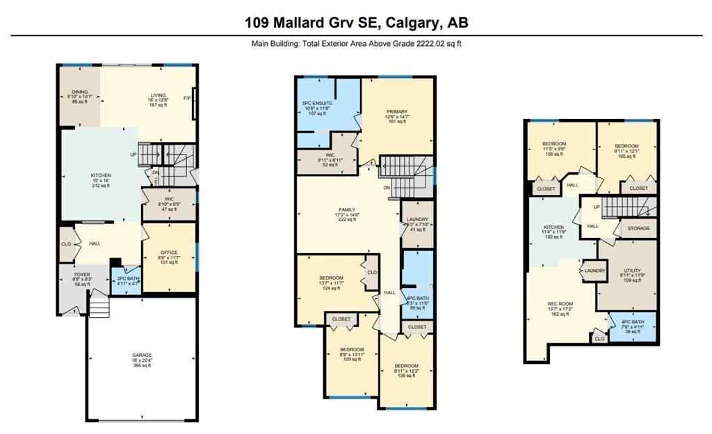 MLS® A2209648 - 109 Mallard Grove SE in Rangeview Calgary, Residential