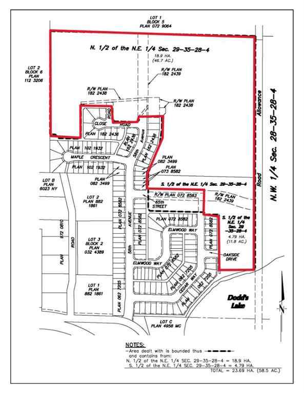 MLS® A2210078 - 6740 Cedar Way  in Hazelwood Estates Innisfail, Land