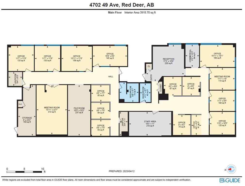 MLS® A2210132 - Unit #302 4702 49 Avenue  in Downtown Red Deer Red Deer, Commercial