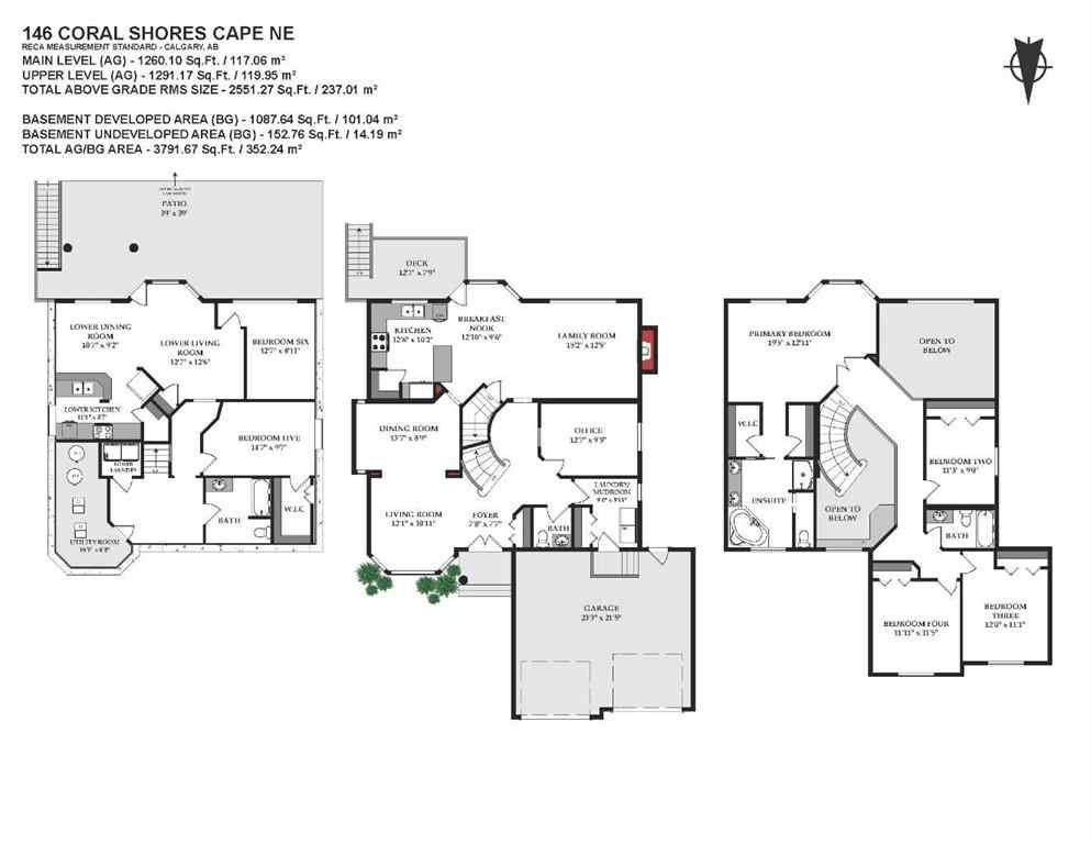 MLS® A2210281 - 146 Coral Shores Cape NE in Coral Springs Calgary, Residential