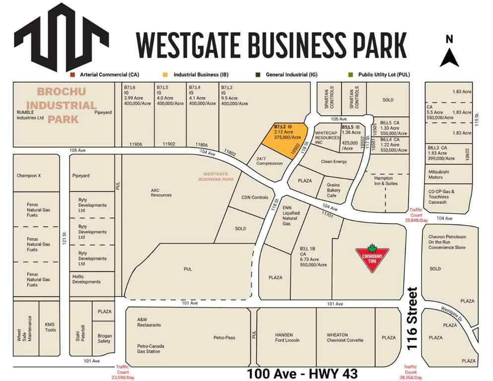 MLS® A2210310 - 10502 118 Street  in Westgate Grande Prairie, Land