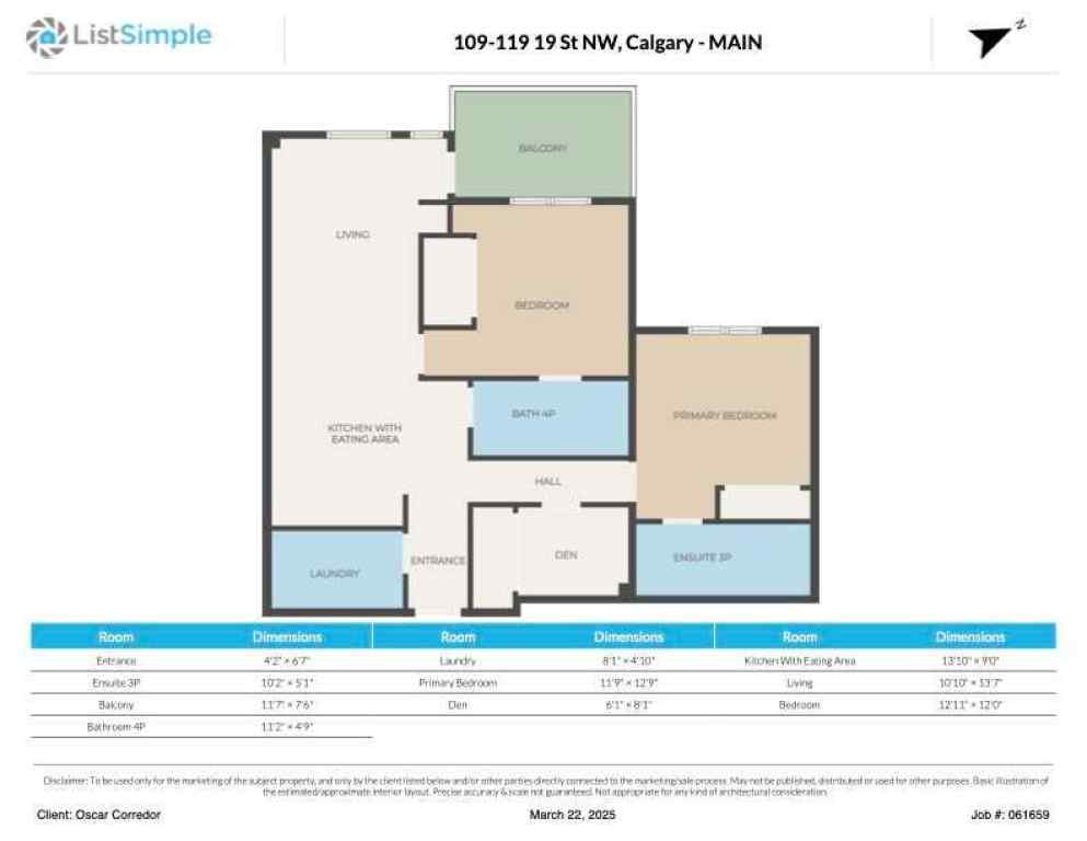 MLS® A2210722 - Unit #109 119 19 Street NW in West Hillhurst Calgary, Residential