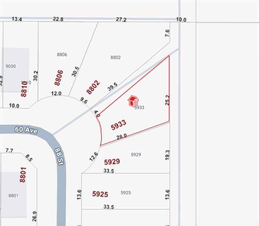 MLS® A2210931 - 5933 88 Street  in  Grande Prairie, Land