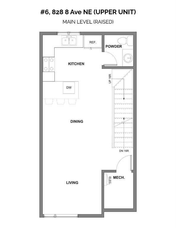 MLS® A2211111 - Unit #6 828 8 Avenue NE in Renfrew Calgary, Residential
