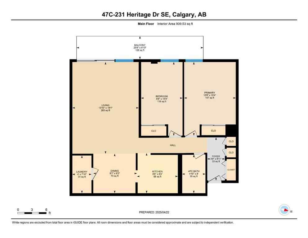MLS® A2211694 - Unit #47C 231 Heritage Drive SE in Acadia Calgary, Residential
