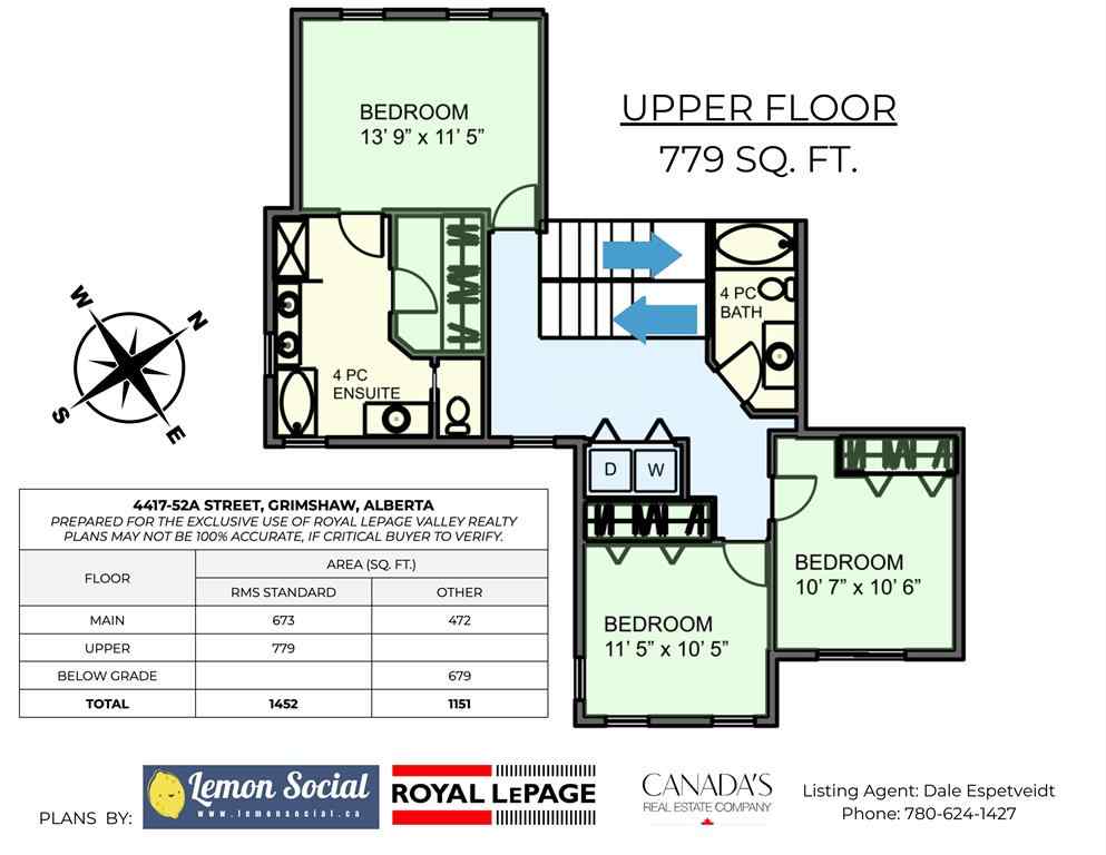 MLS® A2211781 - 4417 52A Street  in NONE Grimshaw, Residential