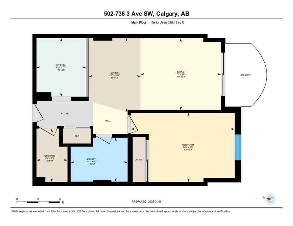 MLS® A2212029 - Unit #502 738 3 Avenue SW in Eau Claire Calgary, Residential