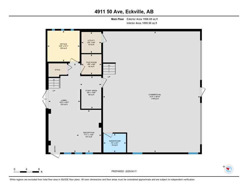 MLS® A2213081 - 4907 and 4911 50 Avenue   in NONE Eckville, Commercial