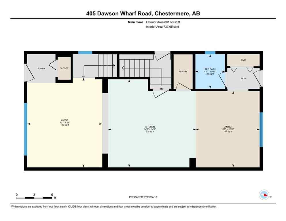 MLS® A2213236 - 405 Dawson Wharf Road  in Dawson\'s Landing Chestermere, Residential