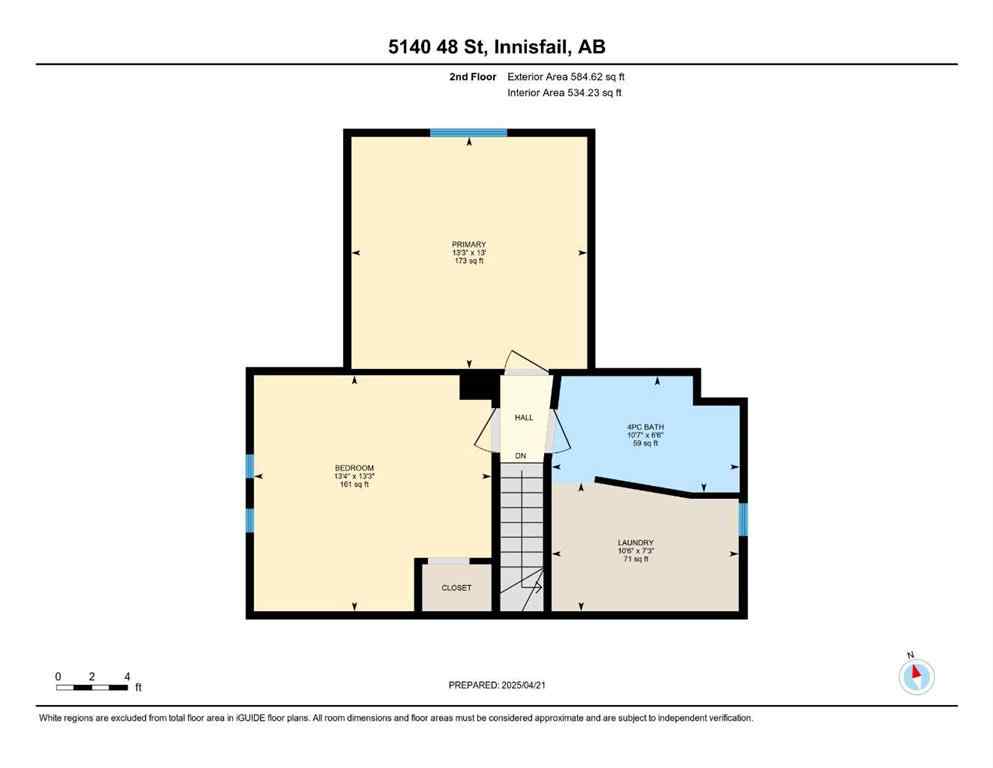 MLS® A2213462 - 5140 48 Street  in Central Innisfail Innisfail, Residential