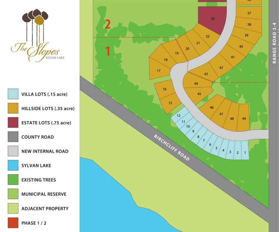 MLS® A2213472 - 74 Slopeside Drive  in The Slopes Rural Lacombe County, Land