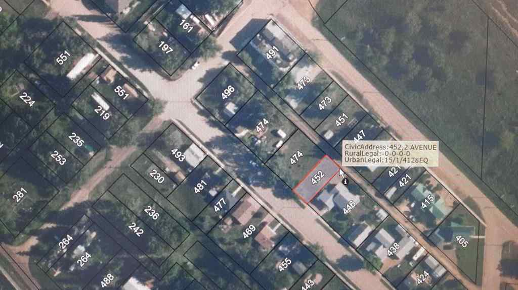 MLS® A2213834 - 452 2 Avenue  in East Coulee Drumheller, Land
