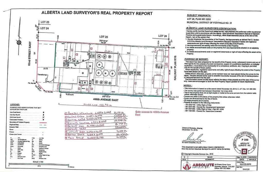 MLS® A2213921 - 450254 82 Street E in Abilds Industrial Park Rural Foothills County, Commercial