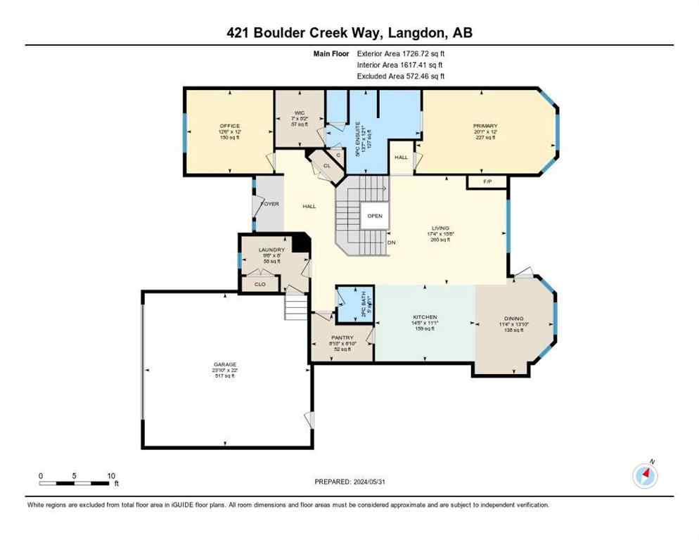 MLS® A2214598 - 421 Boulder Creek Way SE in Boulder Creek Estates Langdon, Residential