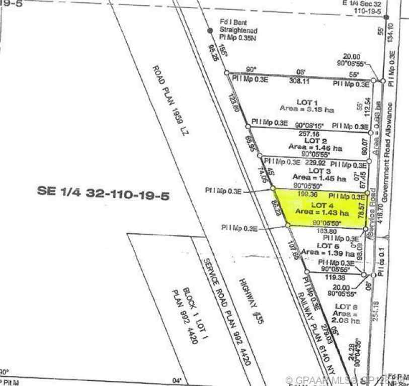 MLS® A2214738 - Lot #4   in NONE Rural Mackenzie County, Land