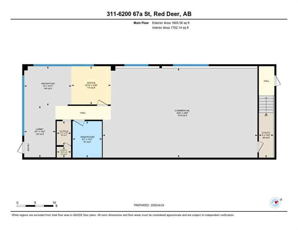 MLS® A2214815 - Unit #11 6200 67A Street  in Glendale Red Deer, Commercial