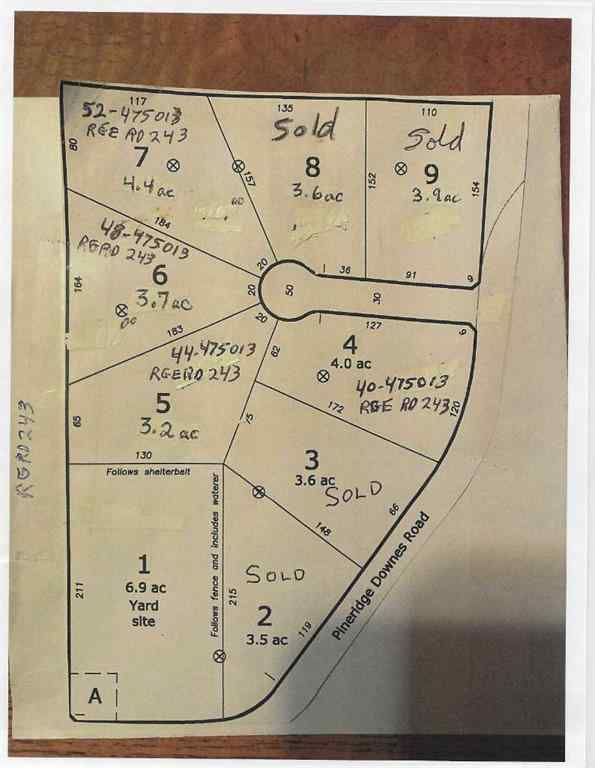 MLS® A2214944 - 48, 475013 RGE RD 243   in Pineridge Downs Rural Wetaskiwin No. 10, County of, Land