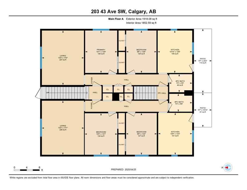 MLS® A2215051 - 203 43 Avenue SW in Parkhill Calgary, Residential