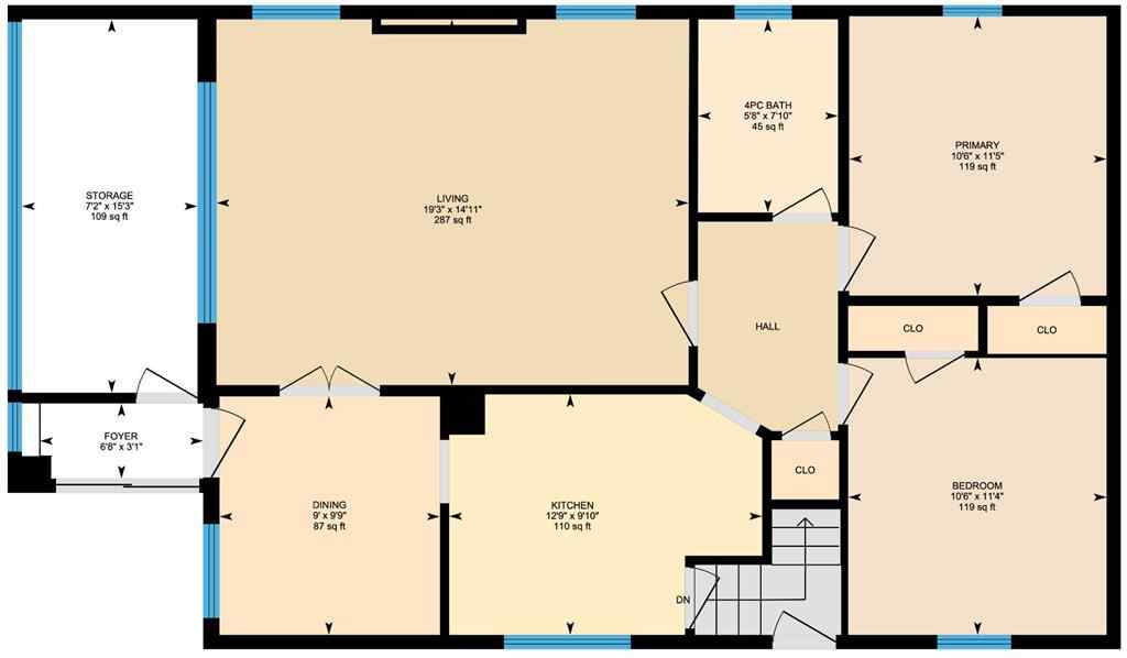 MLS® A2215530 - 216 15 Avenue NW in Crescent Heights Calgary, Residential