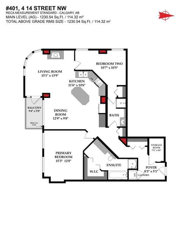 MLS® A2215625 - Unit #401 4 14 Street NW in Hillhurst Calgary, Residential