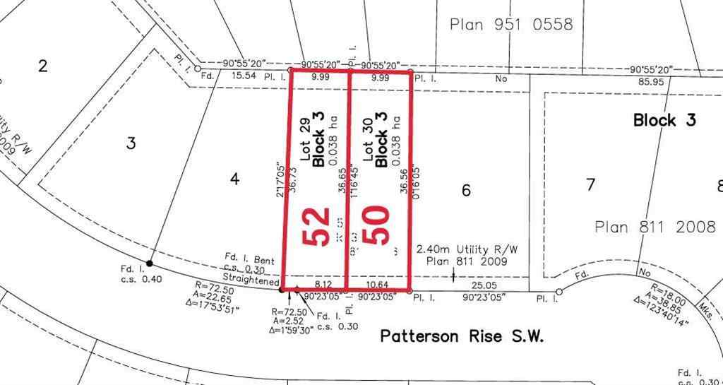 MLS® A2215826 - 50 Patterson Rise SW in Patterson Calgary, Land