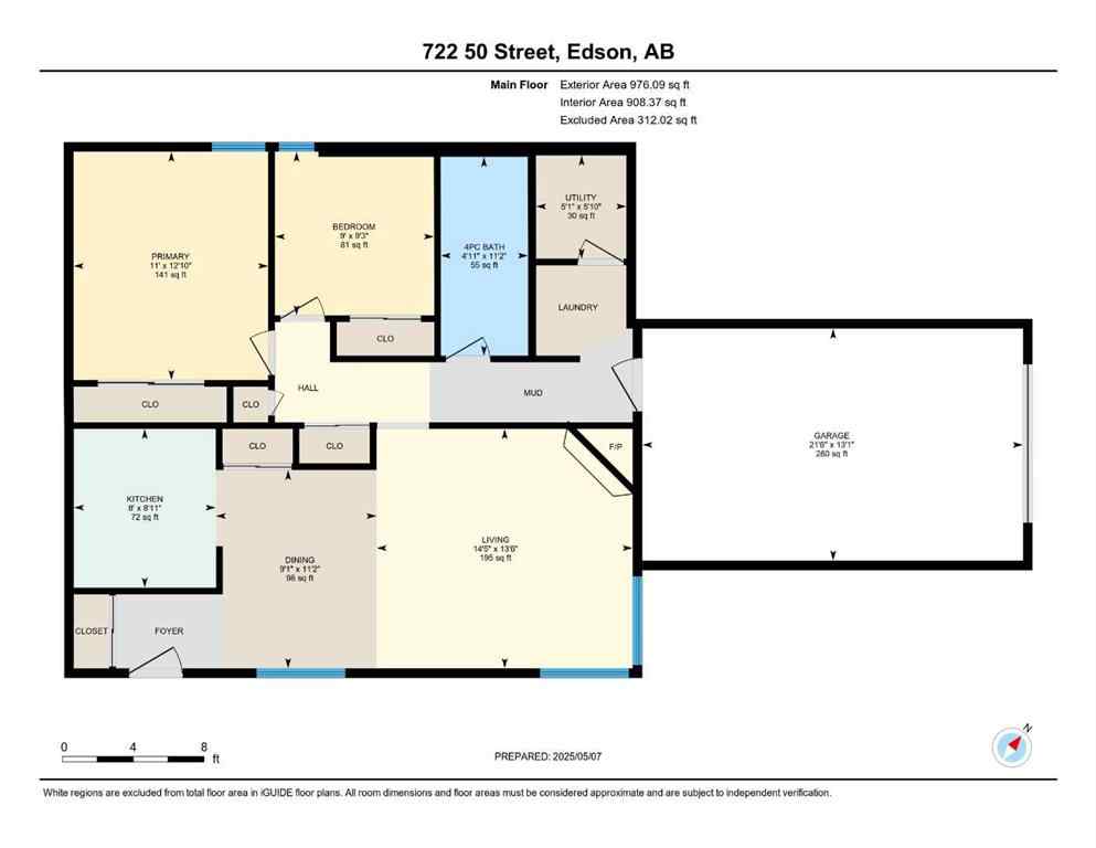 MLS® A2216225 - 722 50 Street   in Edson Edson, Residential