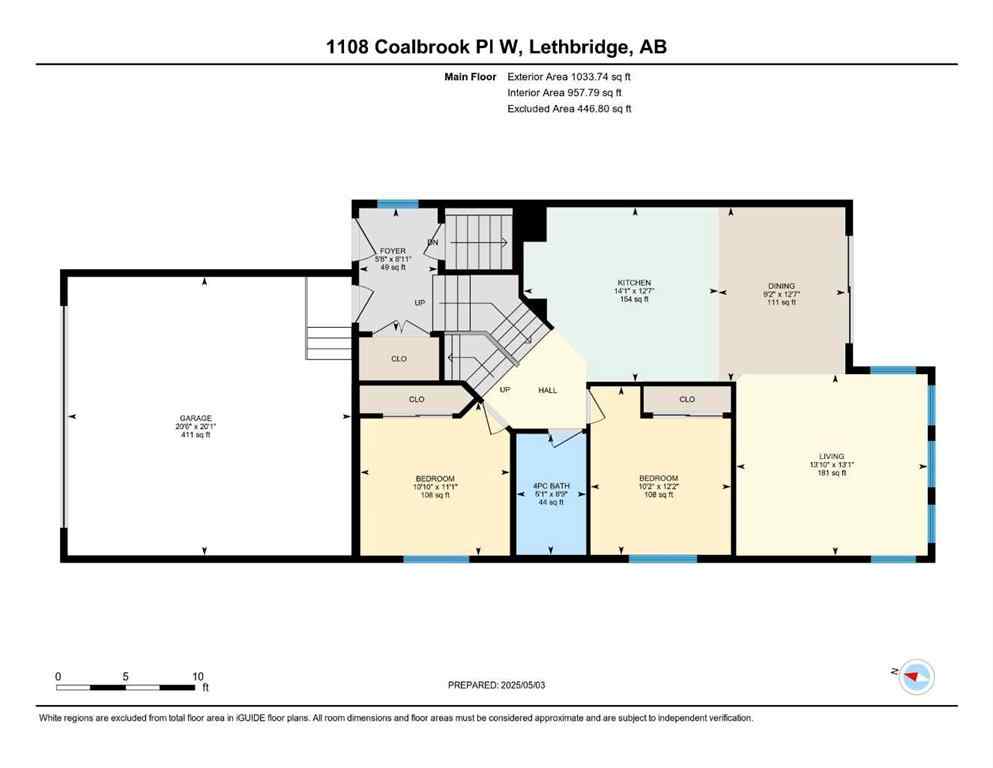MLS® A2216769 - 1108 Coalbrook Place W in Copperwood Lethbridge, Residential