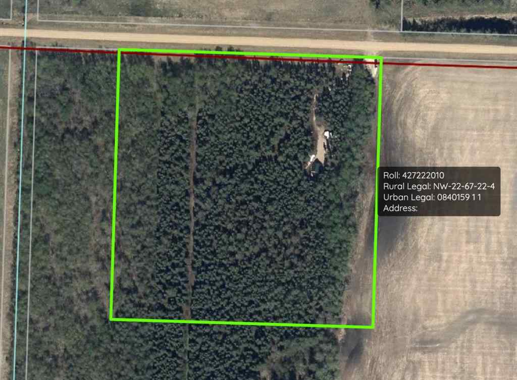 MLS® A2216874 -  Part of NW-22-67-22-W4   in NONE Rural Athabasca County, Land