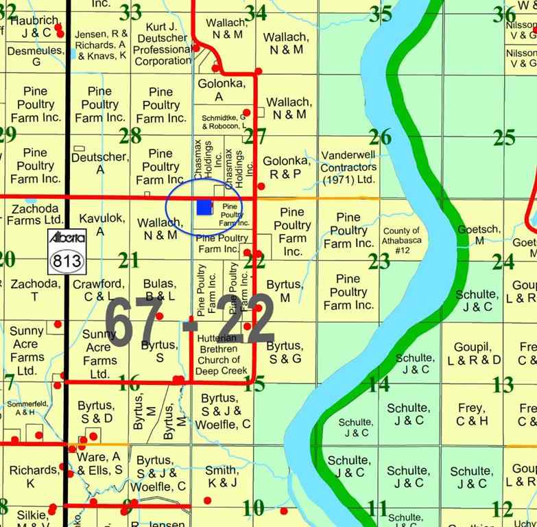 MLS® A2216874 -  Part of NW-22-67-22-W4   in NONE Rural Athabasca County, Land