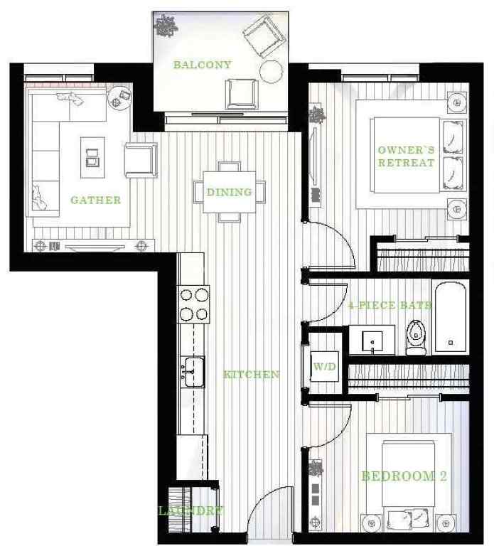 MLS® A2217401 - Unit #516 8230 Broadcast Avenue SW in West Springs Calgary, Residential