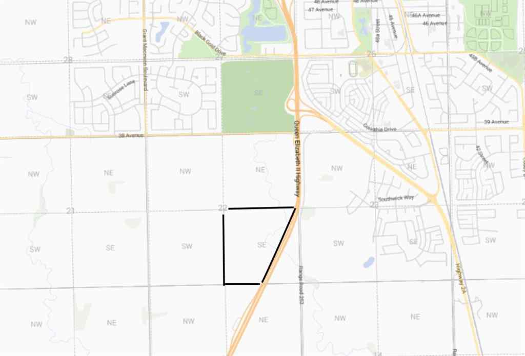 MLS® A2217617 - S.E QUARTER OF SECTION 22 North of Township Road 493 West of Highway 2, SE 2   in NONE Leduc, Land