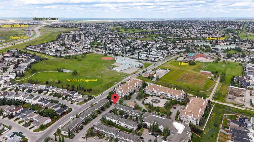 MLS® A2218107 - Unit #401 950 Arbour Lake Road NW in Arbour Lake Calgary, Residential