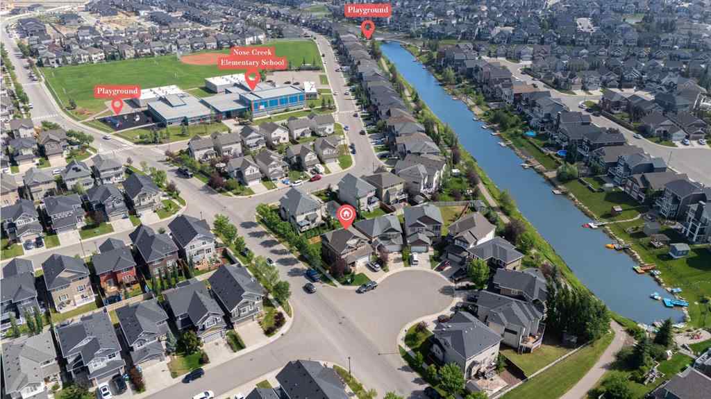 MLS® A2218370 - 30 Baywater Cape SW in Bayside Airdrie, Residential
