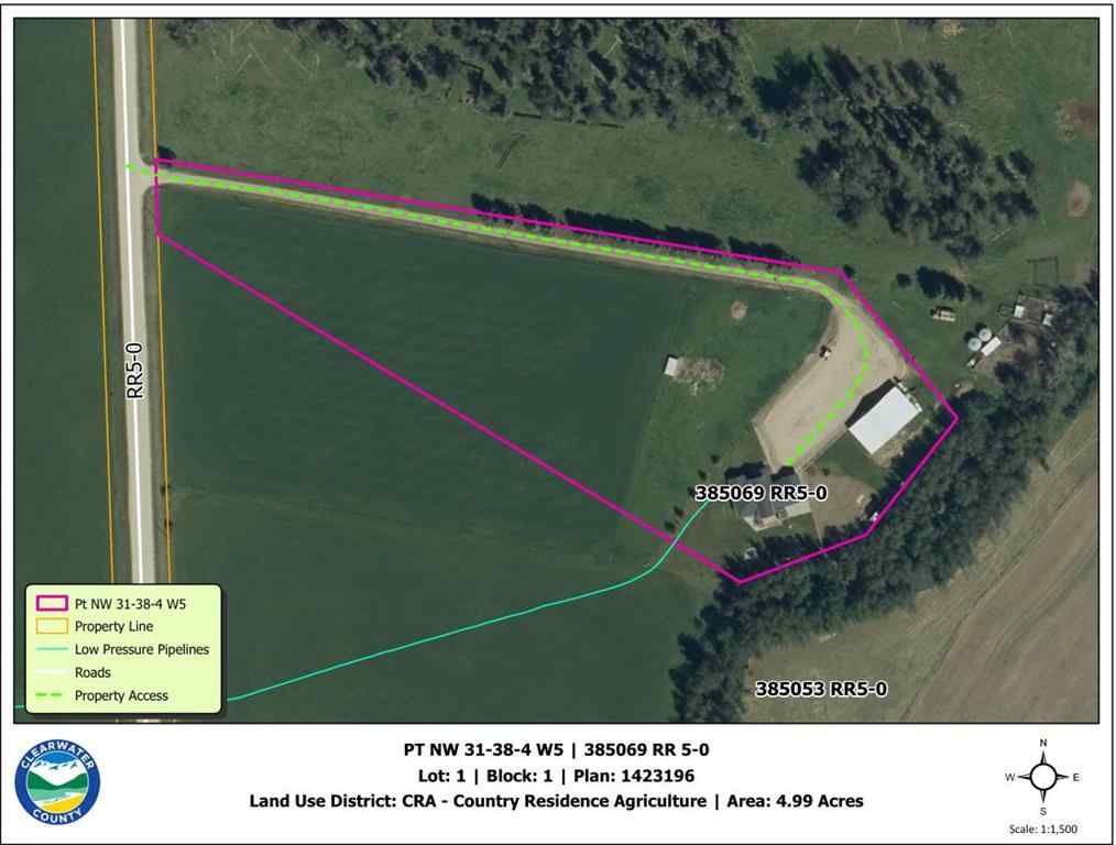 MLS® A2218665 - 385069 Range Road 5-0   in NONE Rural Clearwater County, Residential