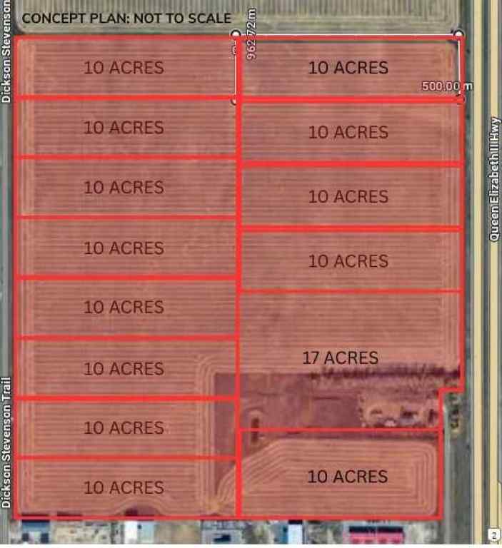 MLS® A2218751 - 272256 Dickson Stevenson Trail NE in NONE Airdrie, Land