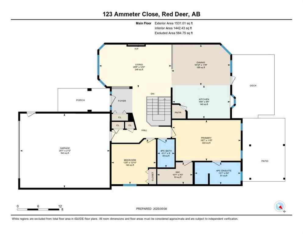 MLS® A2218800 - 123 Ammeter Close  in Aspen Ridge Red Deer, Residential